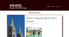 Desktop Screenshot of missionhillmainstreets.org